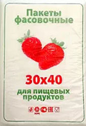 Полиэтиленовый пакет ПНД фасовочный 30х40х10 клубника в Нижнем Новгороде - купить оптом от производителя ПК Котово Полимер